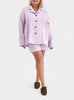 Lavender Pajama Set with Shorts